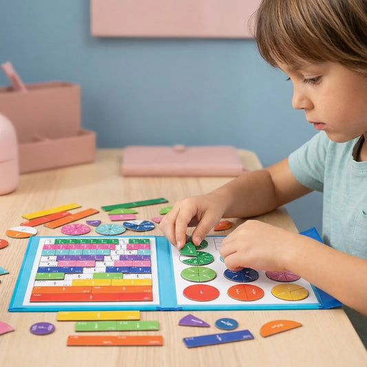 Magnetic Fractions Board for Kids