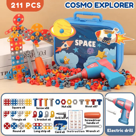 Little Engineer DIY Montessori Tool Box Set (Ages 3+)