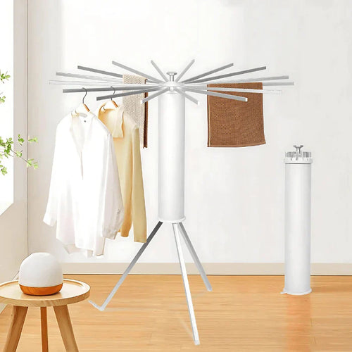 Space-Saving Octopus style Rotating Laundry Drying Rack | Heavy Quality | With Wheels