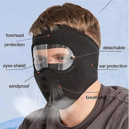 Winter Face Mask With Goggles