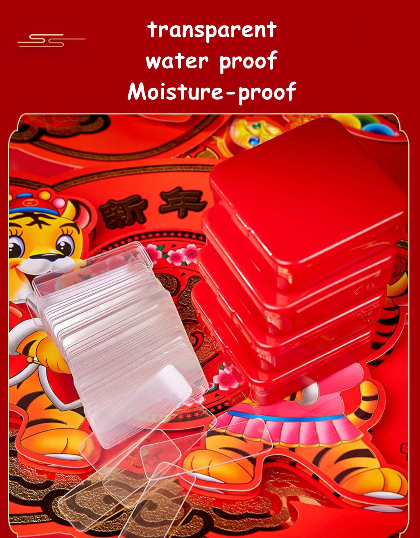 60 PCS Reusable Waterproof Double Sided Adhesive Tape